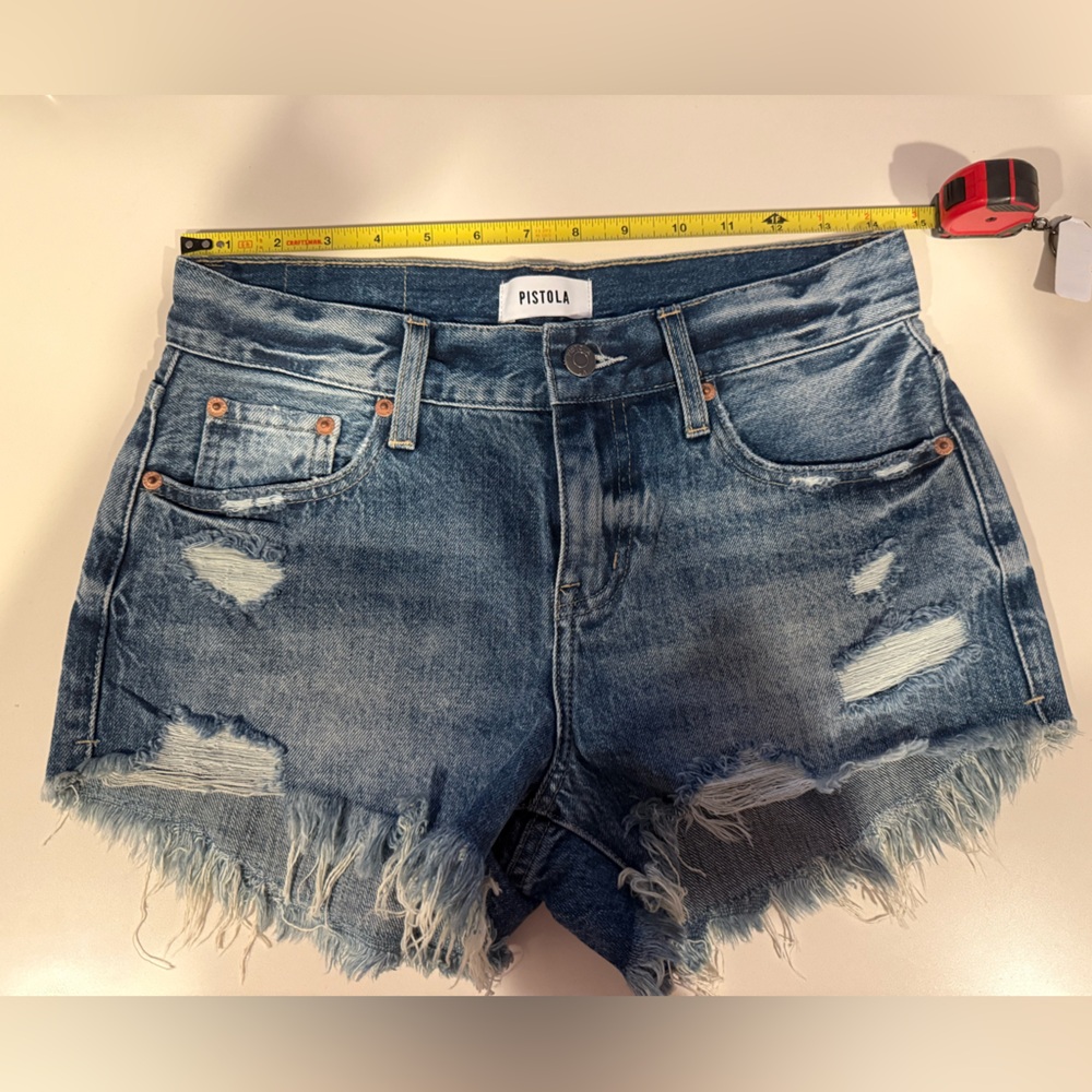NWOT Pistola Gigi Low Rise Denim Shorts